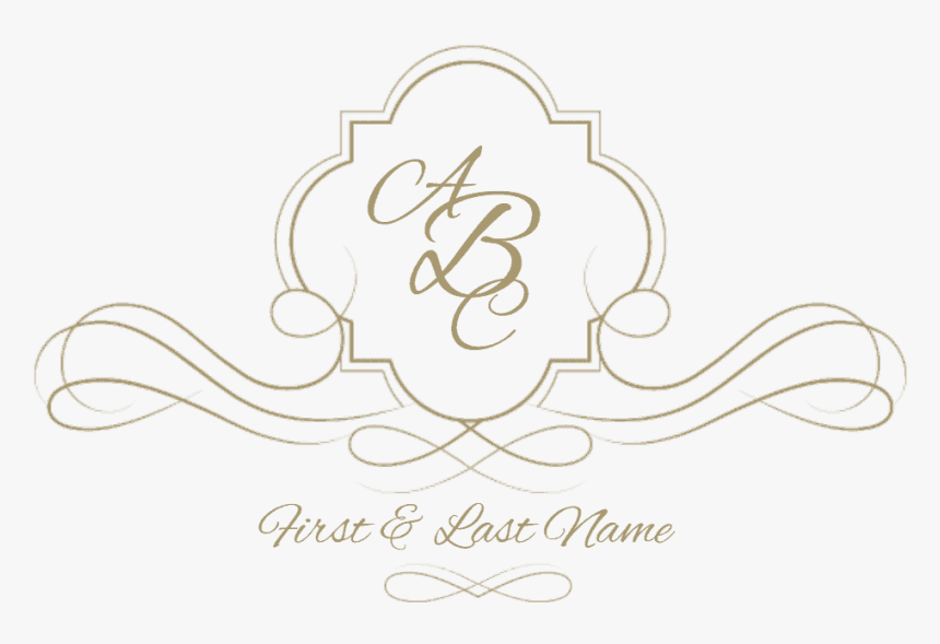 Clip Art Custom Wedding Wreath Design - Line Art, HD Png Download, Free Download