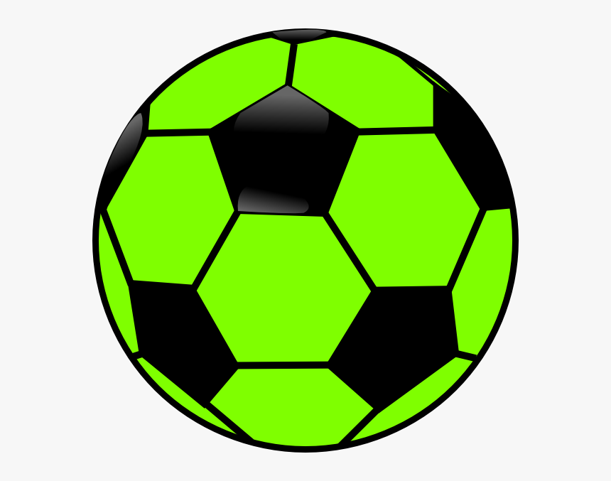 Green And Black Soccer Ball, HD Png Download, Free Download