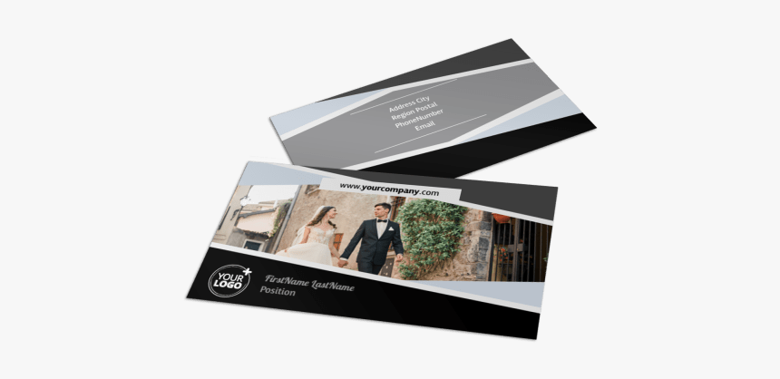 Wedding Video Service Business Card Template Preview - Brochure, HD Png Download, Free Download