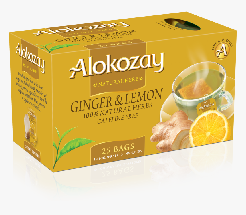 Alokozay Ginger And Lemon Tea, HD Png Download, Free Download