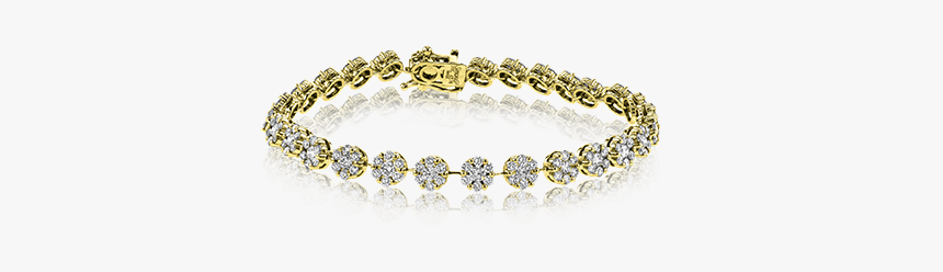18k Yellow Gold Bracelet Diamond Showcase Longview, - Bracelet, HD Png Download, Free Download