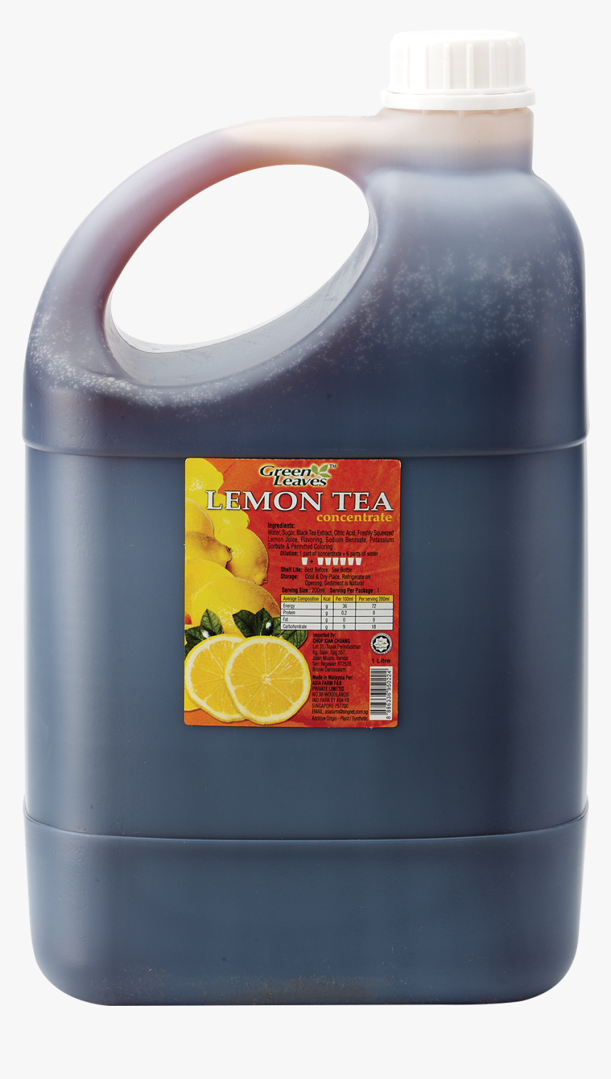 Lemon Tea Concentrate - Punch, HD Png Download, Free Download