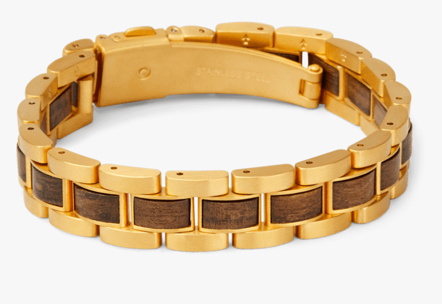 Ebony Gold Mens Moto Bracelet 12mm - Bracelet, HD Png Download, Free Download
