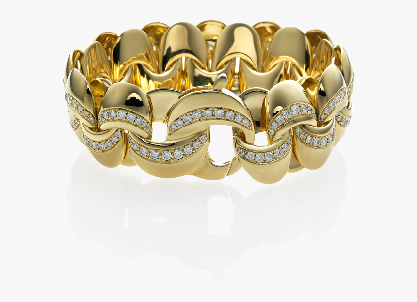 Chimento Yellow Gold Bracelet With Diamonds & Other - Italy Jewelry Brand, HD Png Download, Free Download
