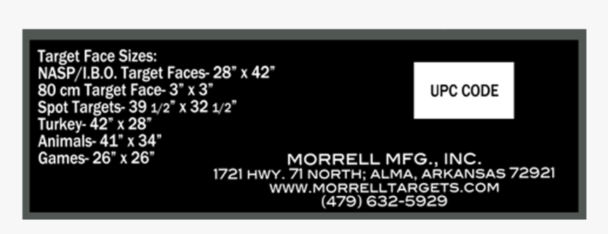 New Morrell NASP 80cm Polypropylene Target Face 80cm 