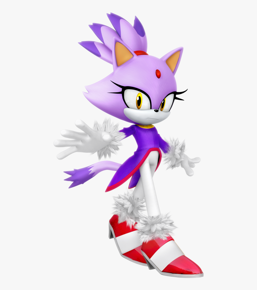 Blaze The Cat - Blaze The Cat Render, HD Png Download, Free Download