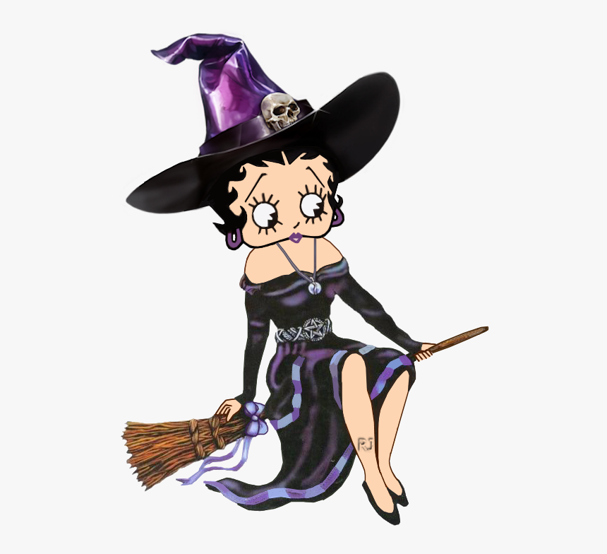 Witch Bb Betty Boop Halloween, Bb, Witch, Diva, Witches - Clipart Betty Boop Halloween, HD Png Download, Free Download