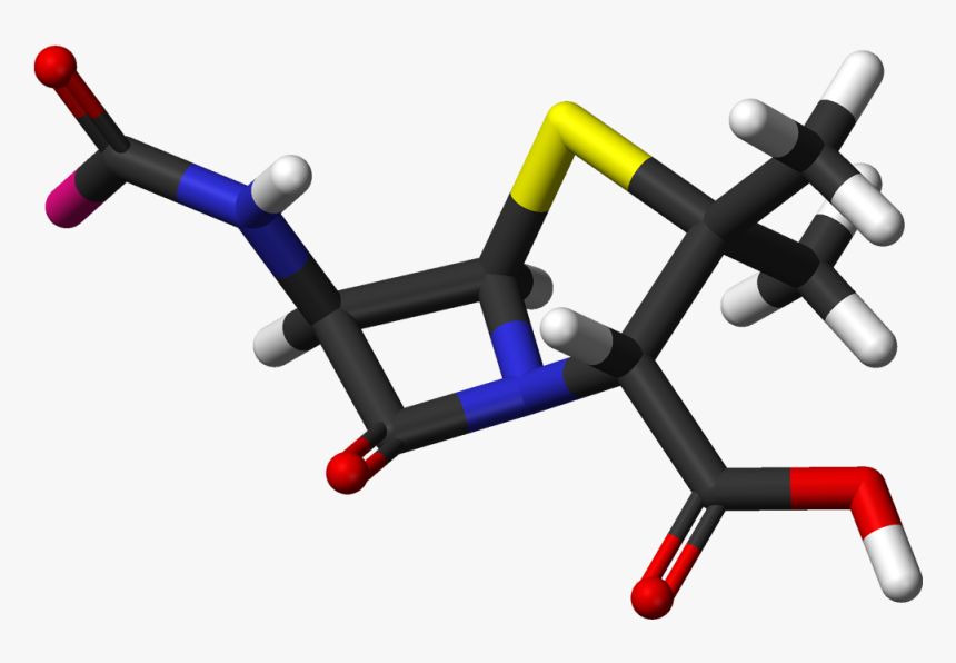 Penicillin Nucleus 3d Sticks - Penicillin, HD Png Download, Free Download
