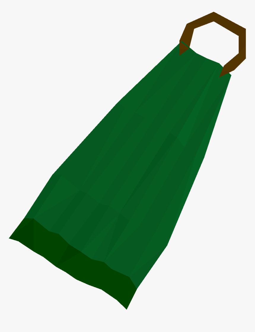 Old School Runescape Wiki - Osrs Green Cape, HD Png Download, Free Download