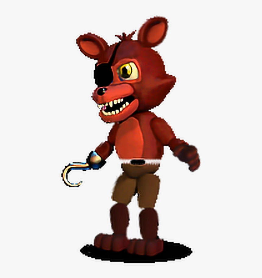 Unwithered Foxy In Fnaf World Clipart , Png Download - Fnaf Adventure Withered Foxy, Transparent Png, Free Download