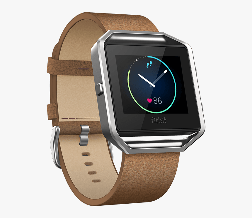 Fitbit Blaze Leather Strap - Fitbit Blaze Watch, HD Png Download, Free Download