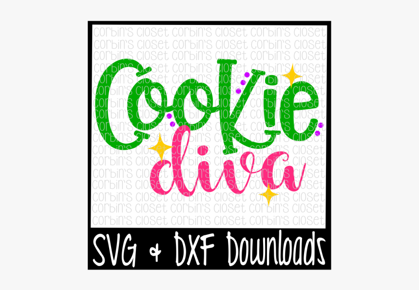 Free Cookie Diva Cut File Crafter File - Graphic Design, HD Png Download, Free Download