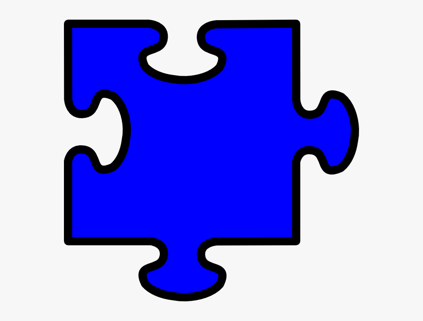 Blue Jigsaw Svg Clip Arts - Clip Art Jigsaw, HD Png Download, Free Download