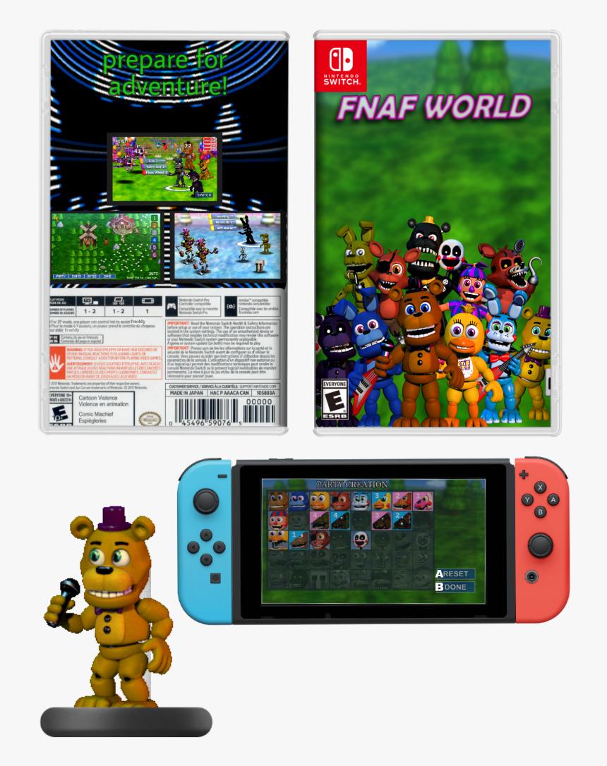 Fnaf World Switch , Png Download - Fnaf World Pc Computer, Transparent Png, Free Download