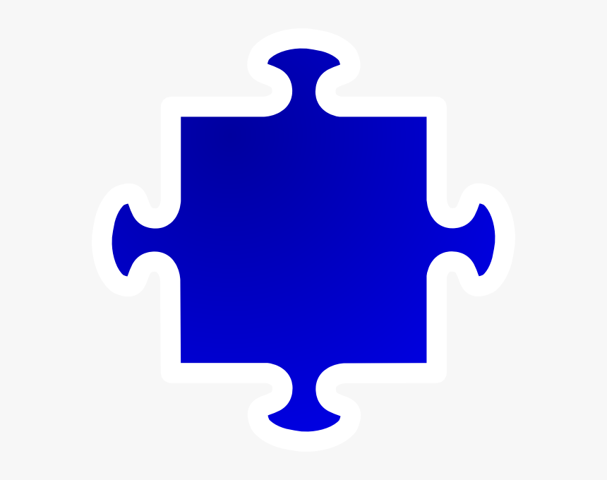 Blue Jigsaw Svg Clip Arts, HD Png Download, Free Download