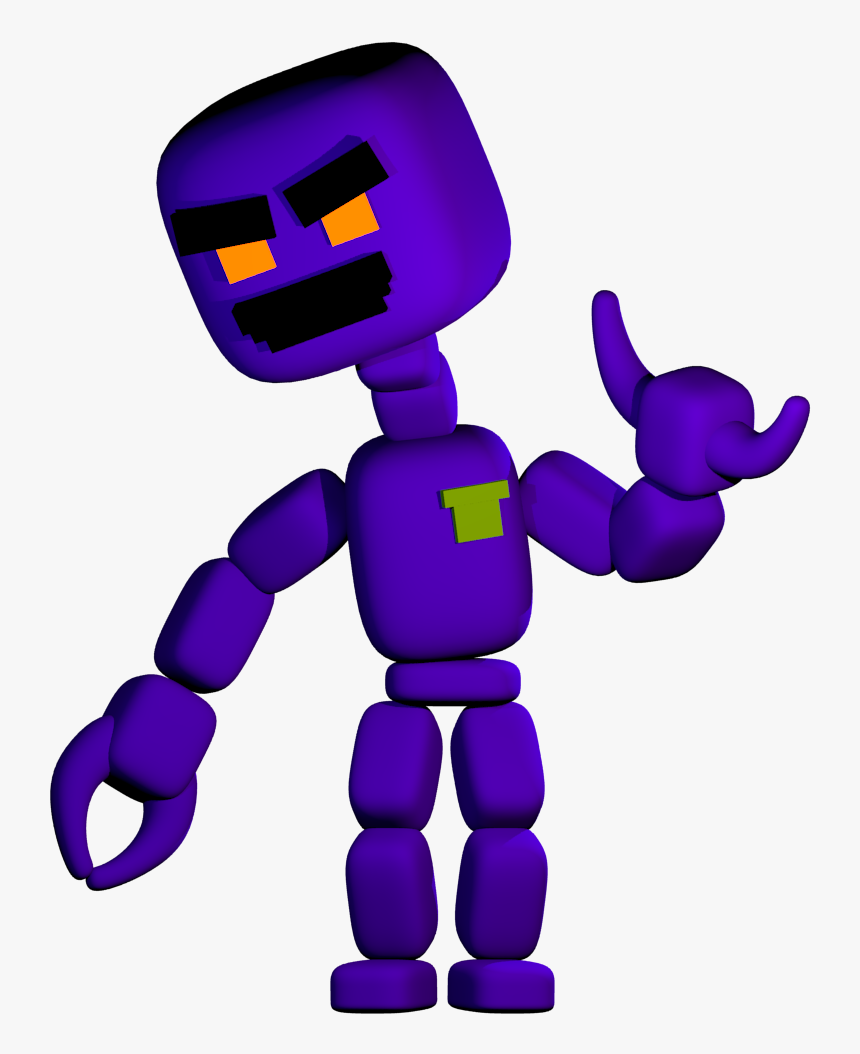 Mini P - A - K - A - Purple Guy’s Smaller Version Of - Cartoon, HD Png Download, Free Download