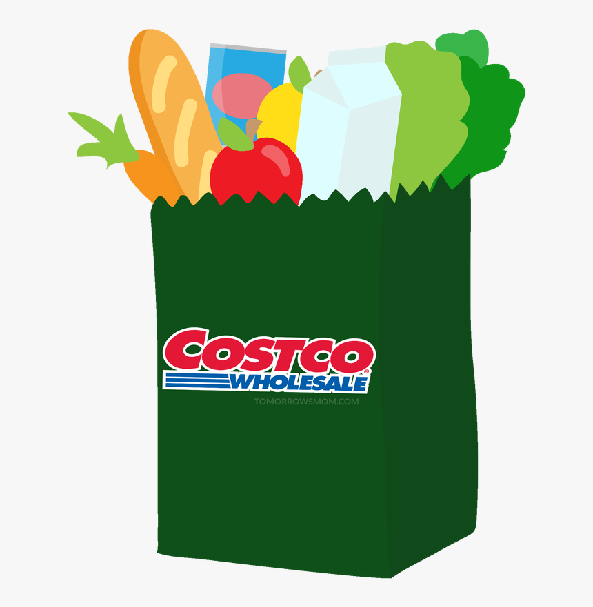 Drinking Clipart Costco , Png Download - Grocery Bag Clipart Png, Transparent Png, Free Download