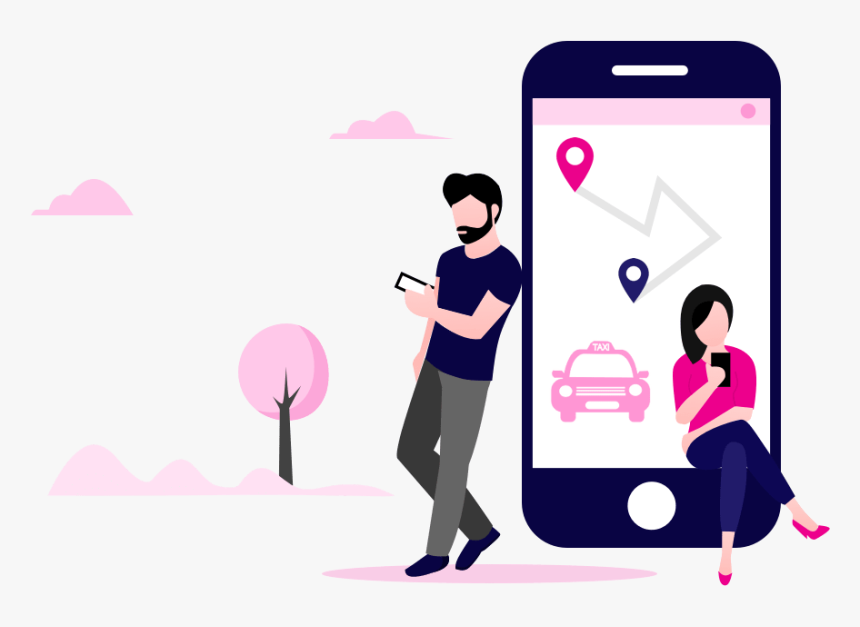 Lyft App Clone Banner - Taxi, HD Png Download, Free Download