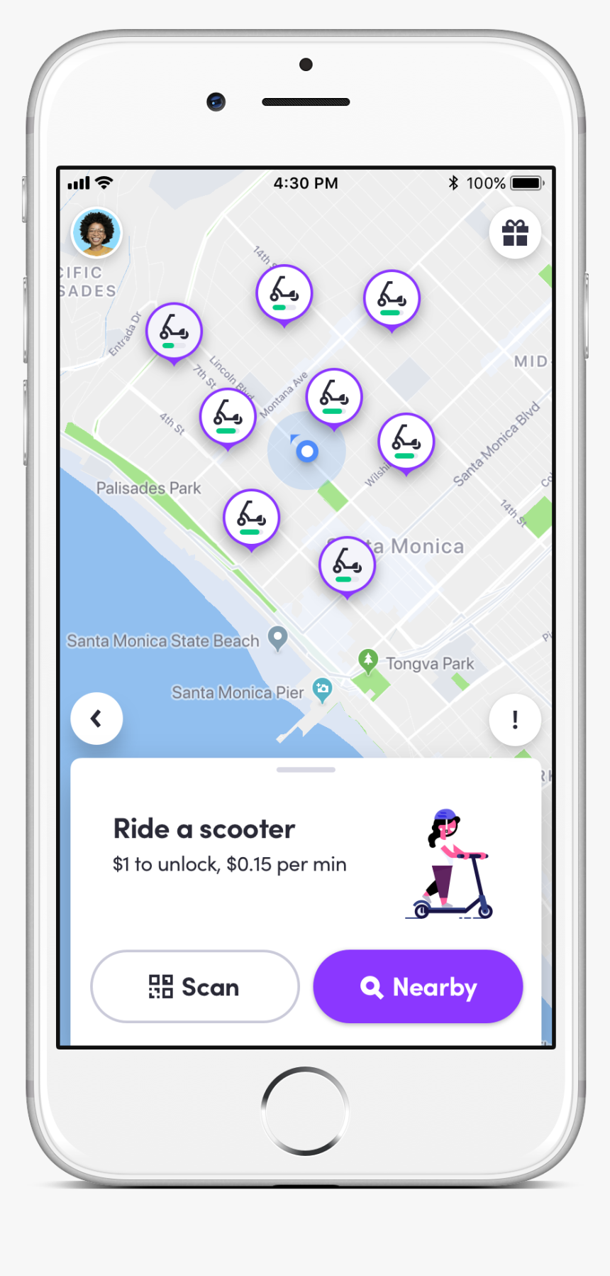 Uber scooter app hotsell