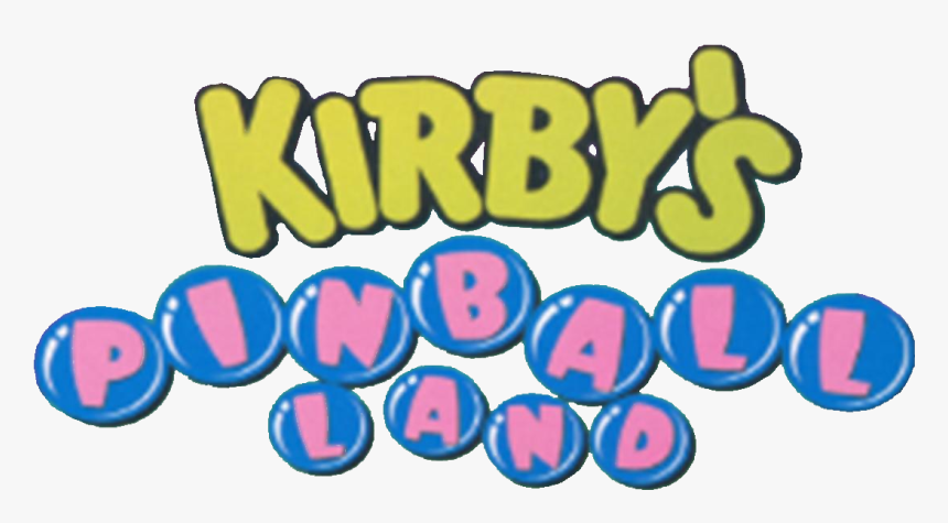 #logopedia10 - Kirby's Pinball Land Logo, HD Png Download, Free Download
