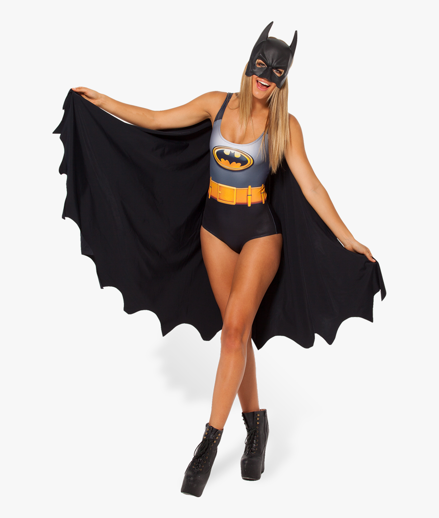 Batman Cape Suit - Bat Girl Dress Up, HD Png Download, Free Download