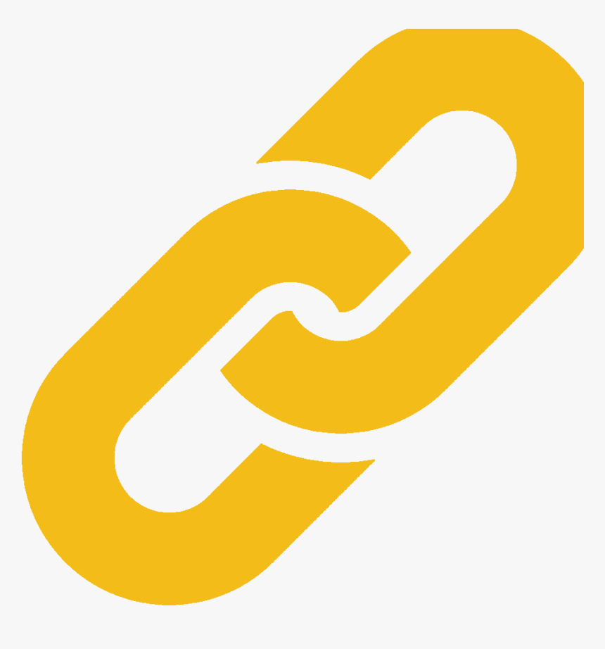 Link Support Icon - Yellow Link Icon Png, Transparent Png, Free Download