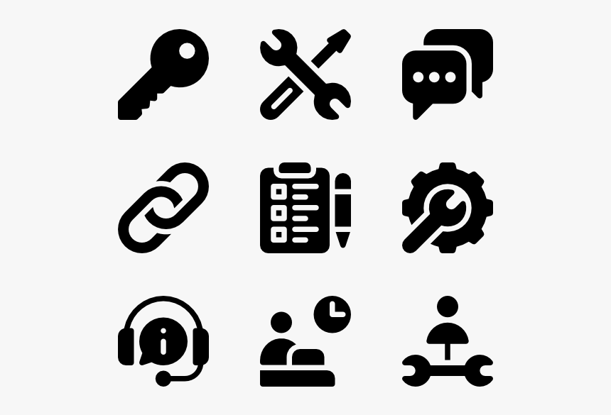 Help & Support - Business Vector Icon Png, Transparent Png, Free Download