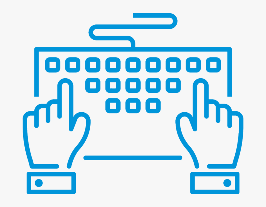 Transparent It Support Png - Hands On Keyboard Icon, Png Download, Free Download