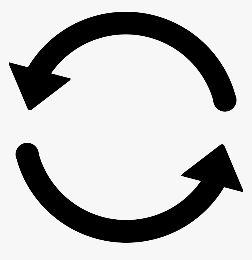 Refresh - Circular Arrows Icon Png, Transparent Png, Free Download