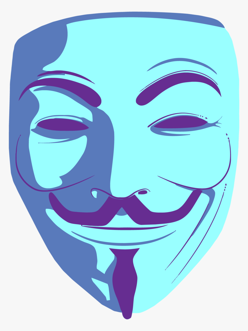 Anonymous Mask Png Background - Anonymous Mask Logo Png, Transparent Png, Free Download