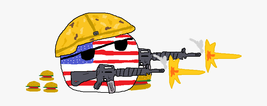 Country Ball With A Gun Transparent, HD Png Download, Free Download