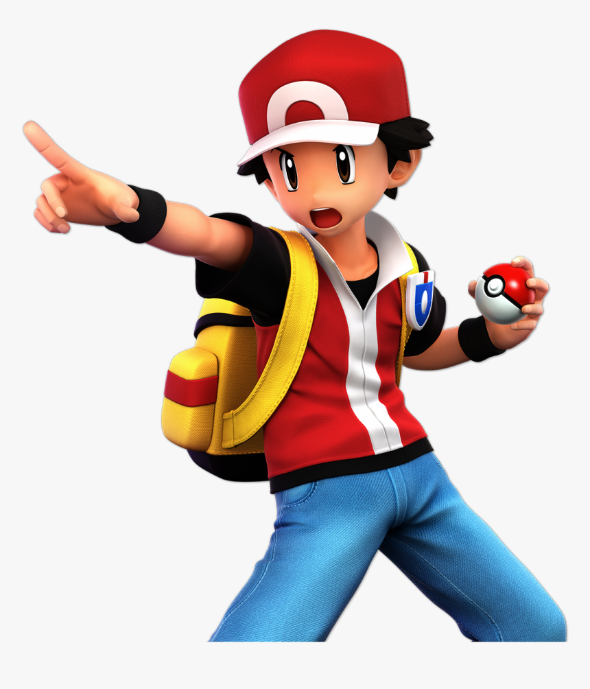 Transparent Pokemon Trainer Red Png - Super Smash Bros Ultimate Pokemon Trainer, Png Download, Free Download