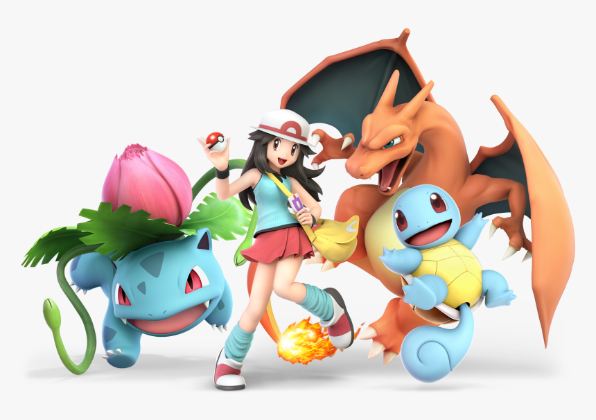 Super Smash Bros - Leaf Pokemon Trainer Smash Ultimate, HD Png Download, Free Download