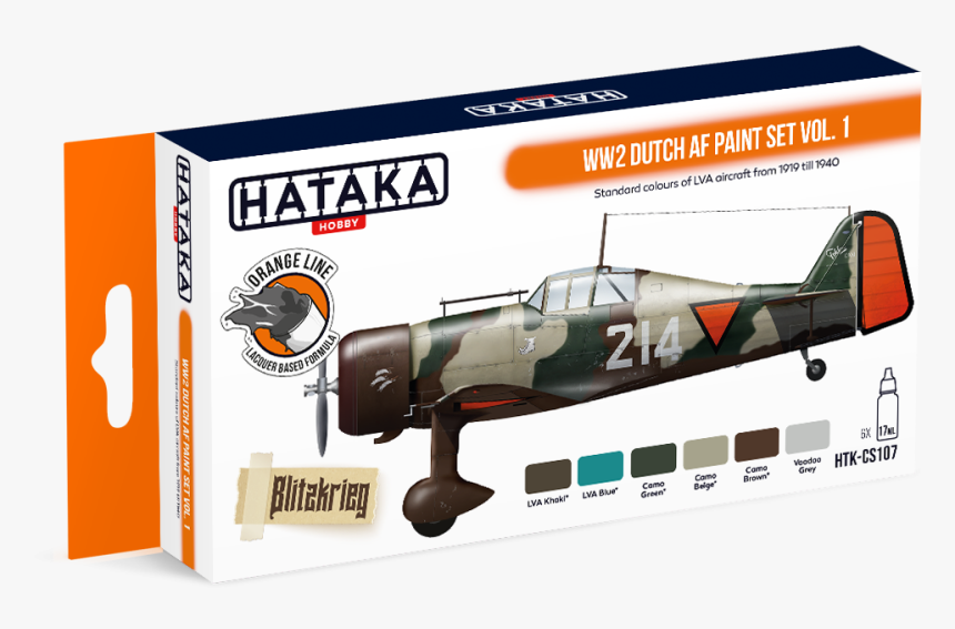 Ww2 Dutch Af Paint Set Vol - Luftwaffe Late Paint Set, HD Png Download, Free Download