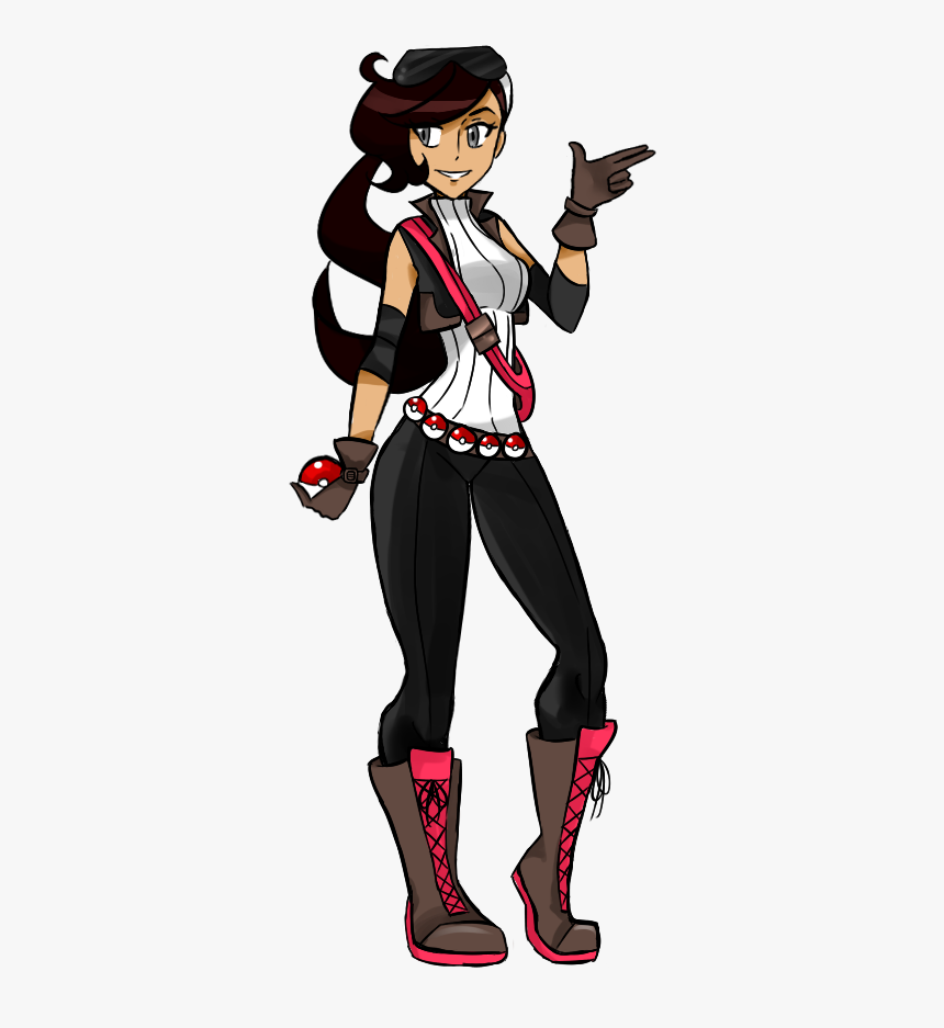 Pokemon Oc - Pokemon Ace Trainer Oc, HD Png Download, Free Download