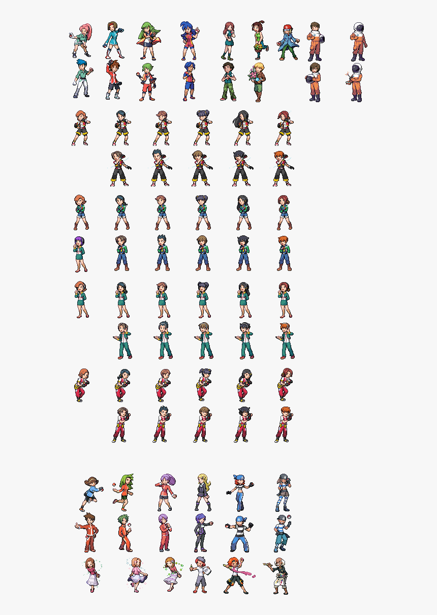 Pokemon Trainer Classes - All Pokemon Trainer Class, HD Png Download, Free Download