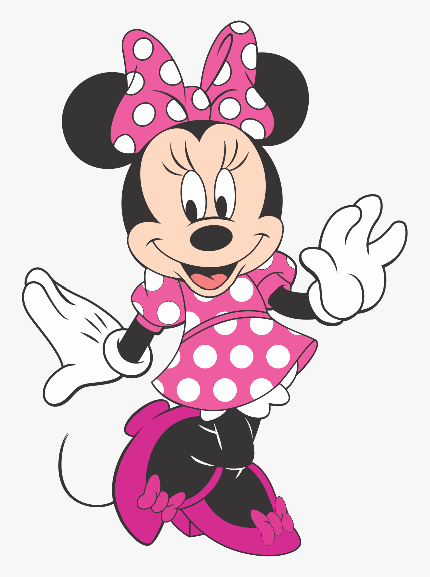 Turma Do Mickey - Pink Minnie Mouse High Resolution, HD Png Download, Free Download
