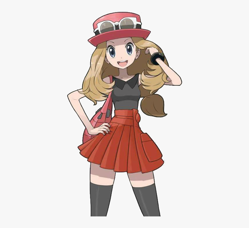 Pokemon Serena Long Hair, HD Png Download, Free Download