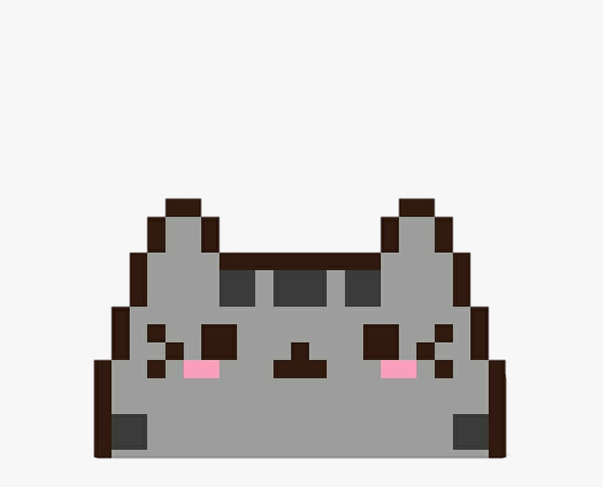 Cat, Cute, And Kawaii Image - Pixel Art Cat Easy, HD Png Download, Free Download