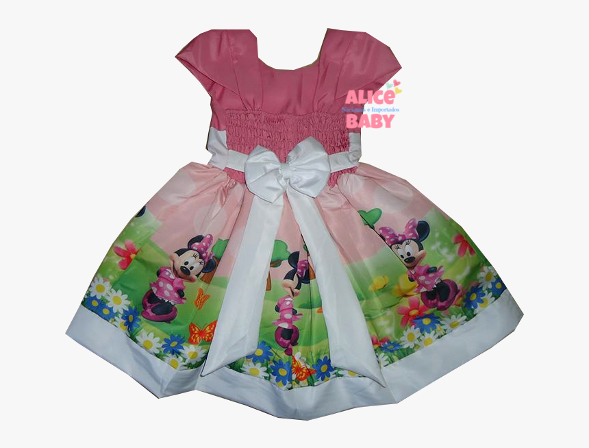 Costa De Vestido Da Minnie 4 Anos, HD Png Download, Free Download