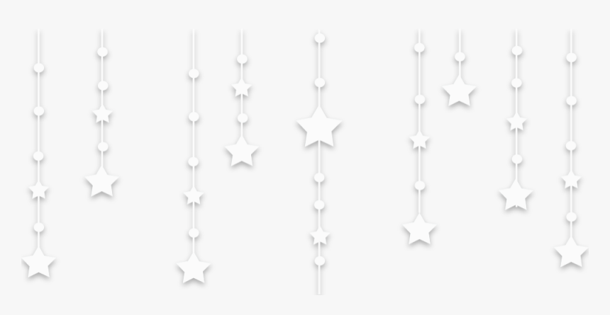 #stars #overlay - Transparent Hanging Stars Overlay, HD Png Download, Free Download