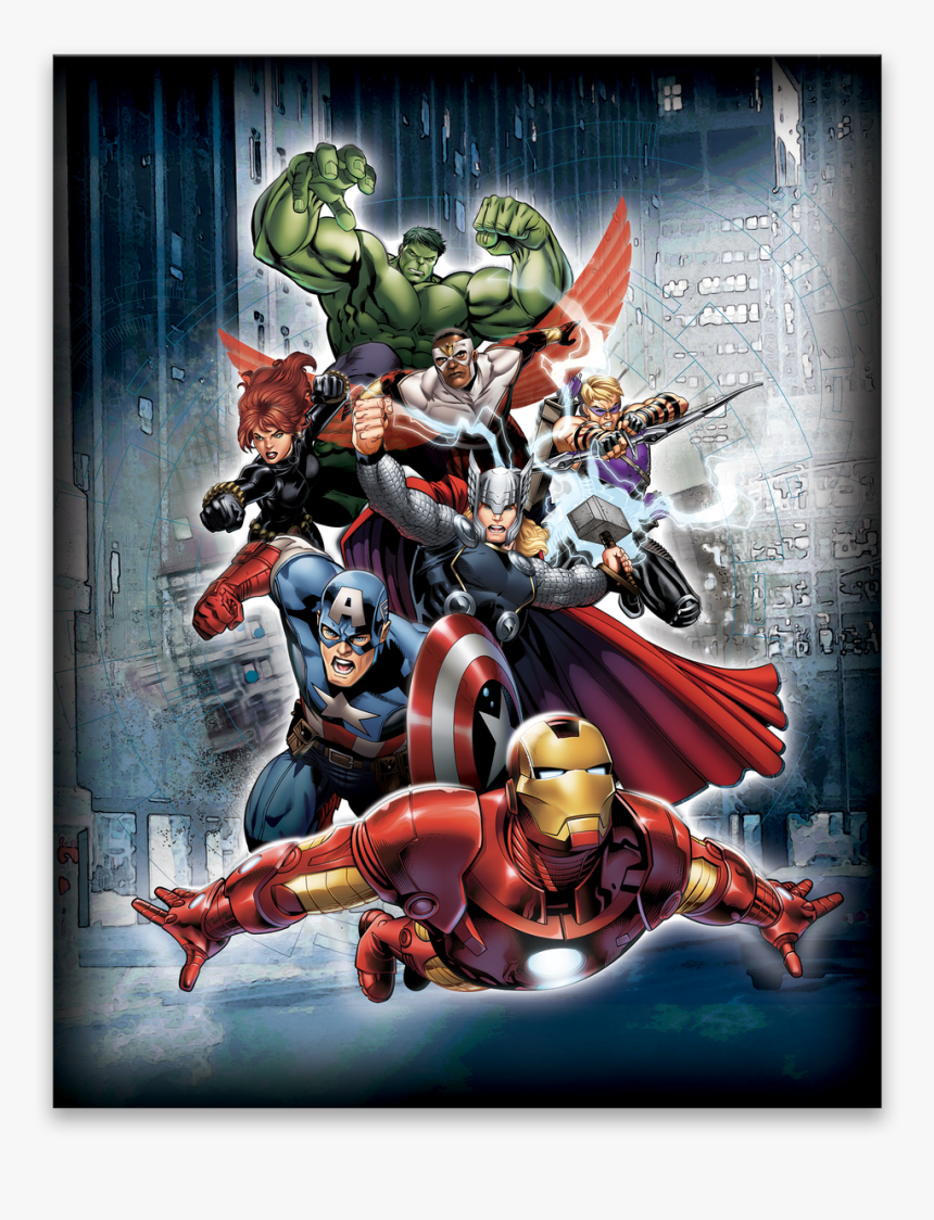Avengers Flying Forth - Poster Avengers Art, HD Png Download, Free Download