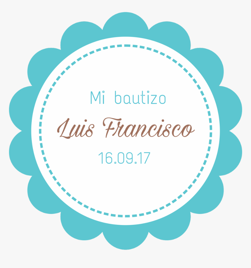 #baby #babyshower #bautizo #etiqueta #azul #bebé #celebration - Etiquetas Bautizo En Png, Transparent Png, Free Download