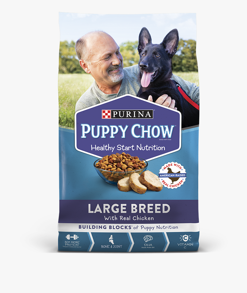 Transparent Dog Food Png - Purina Puppy Chow For Large Breeds, Png Download, Free Download