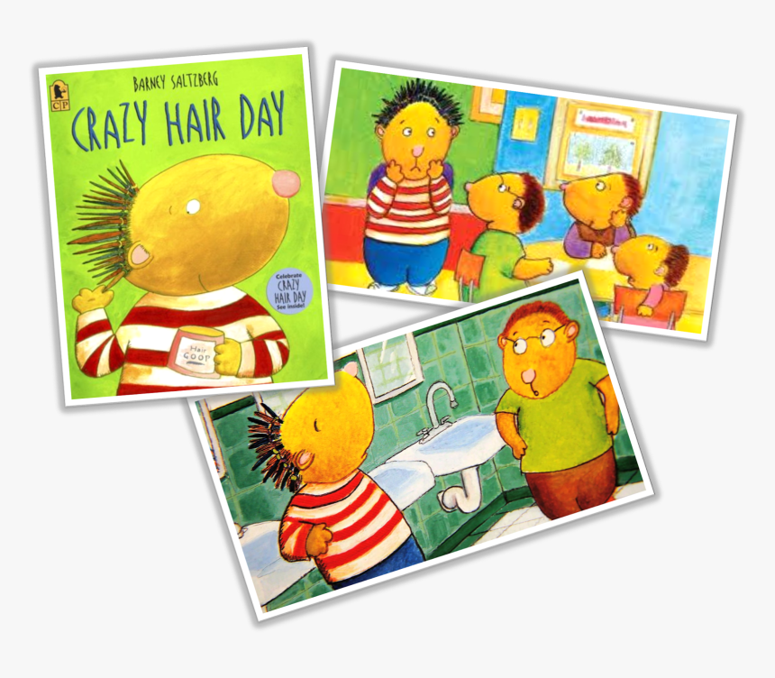 Crazy Hair Day Crazy Hair Days Guided Math Love Book - Cartoon, HD Png Download, Free Download