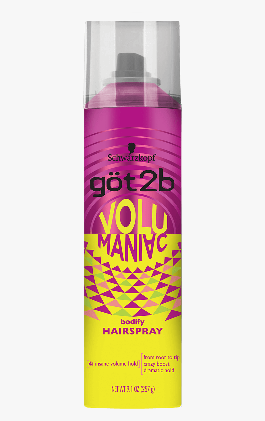 Got2b Volumaniac Hairspray - Got2b Volumaniac Bodifying Hairspray, HD Png Download, Free Download