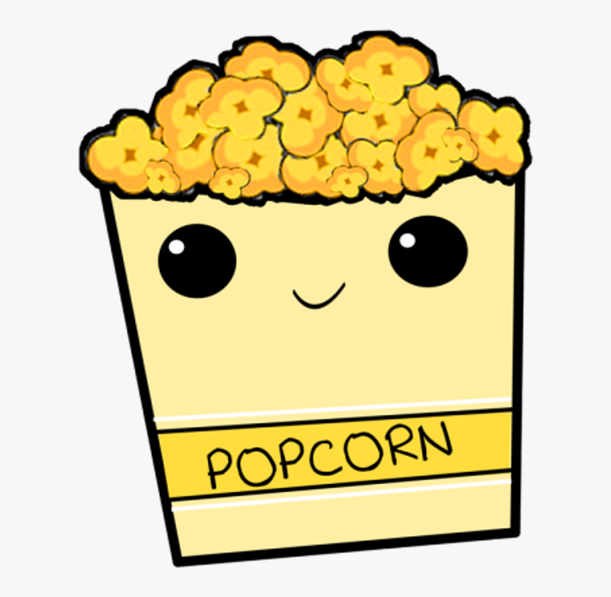 Popcorn Tumblr Wallpapers For Iphone On High Resolution - Cute Popcorn Clipart, HD Png Download, Free Download