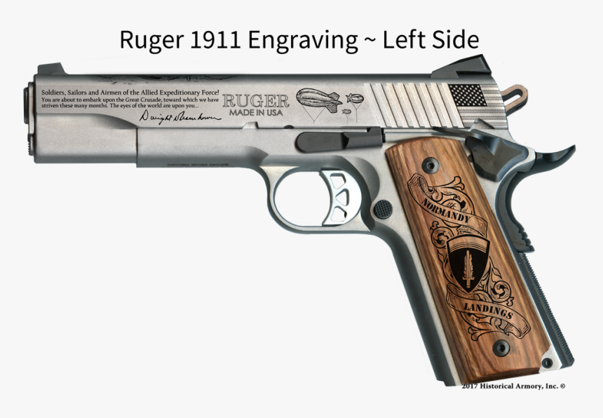 Ruger Sr1911 Nra Engraved, HD Png Download, Free Download