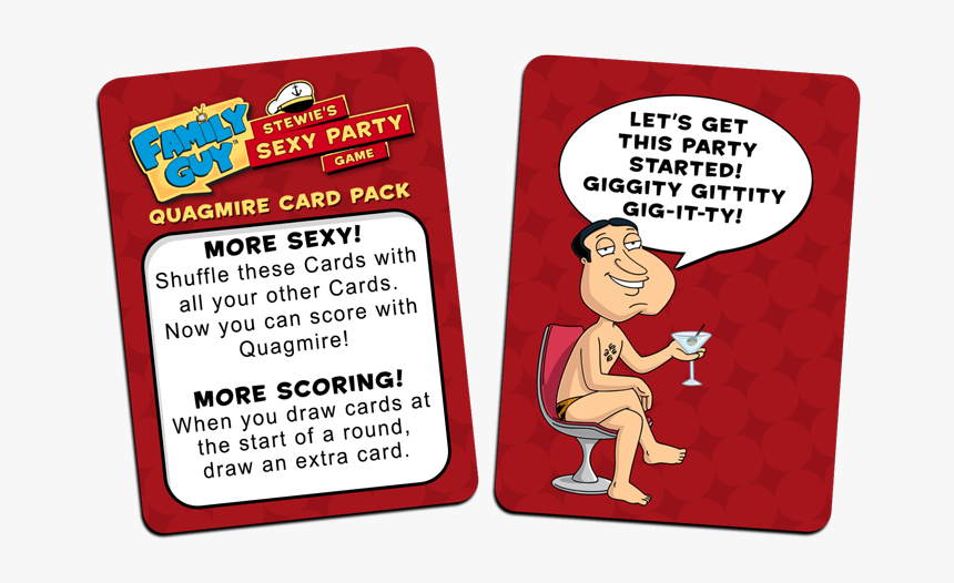 Quagmire Rules Cards - Stewies Sexy Party Game, HD Png Download, Free Download