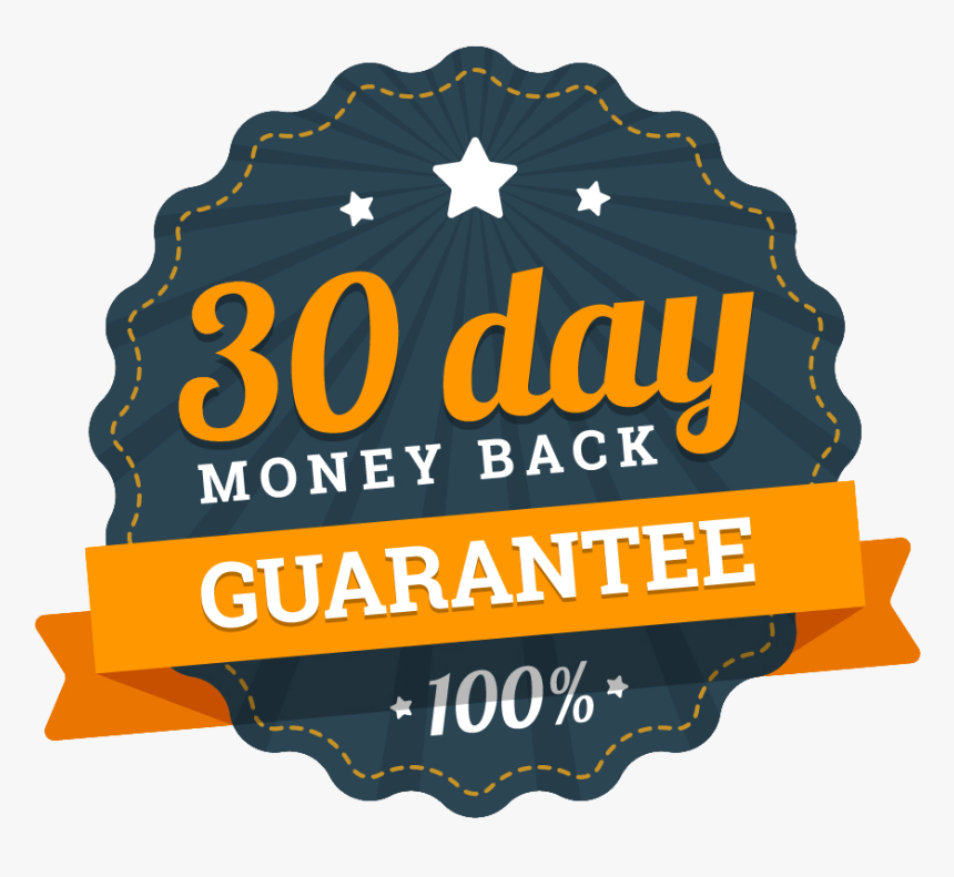 Transparent 100 Days Clipart - 30 Days Money Back Guarantee Transparent, HD Png Download, Free Download